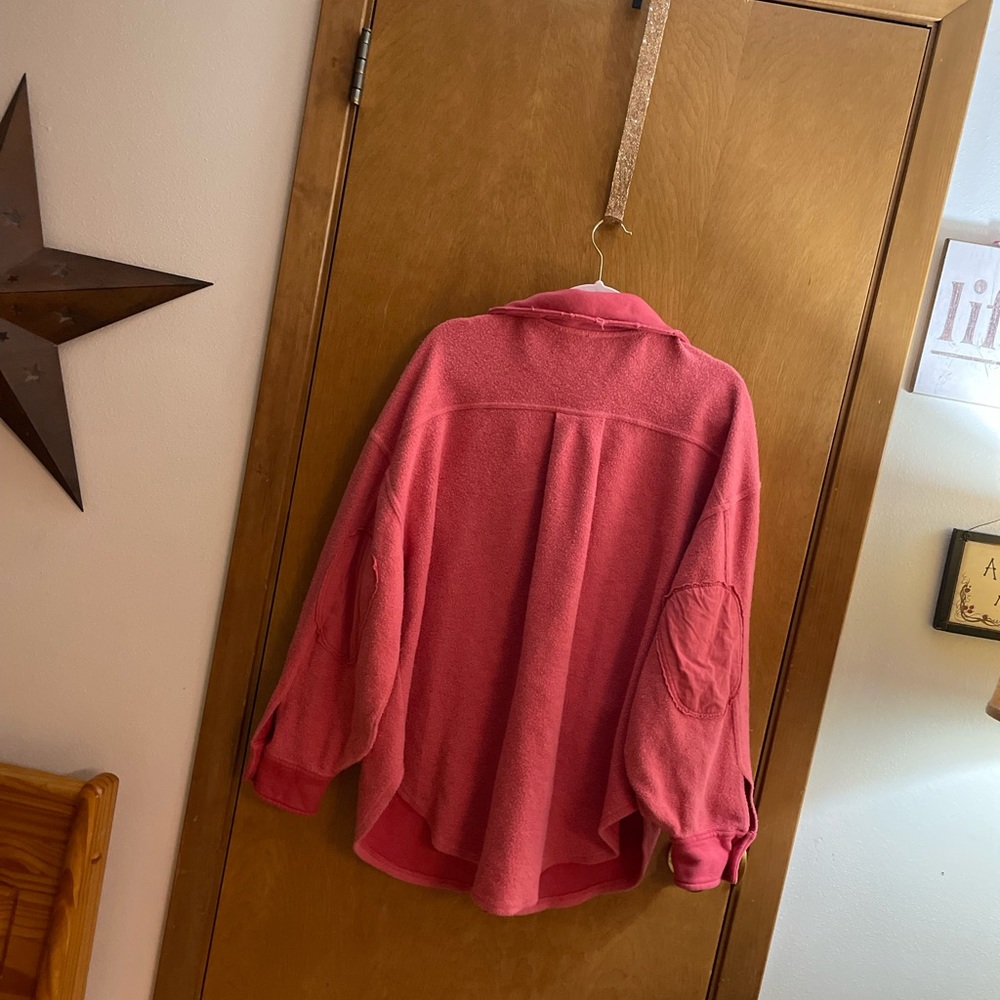 Free people ruby jacket red size small shacket - Picture 4 of 7